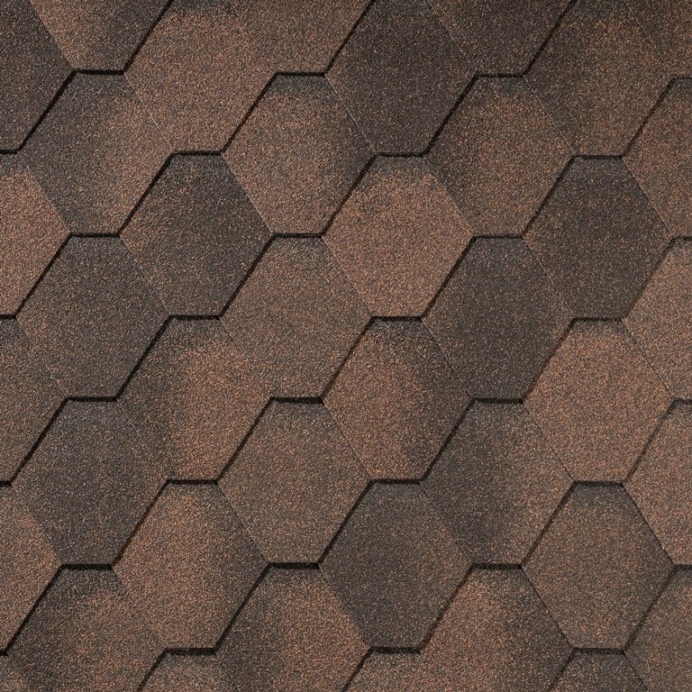 Гибкая черепица Quiet tile Rombica Медь