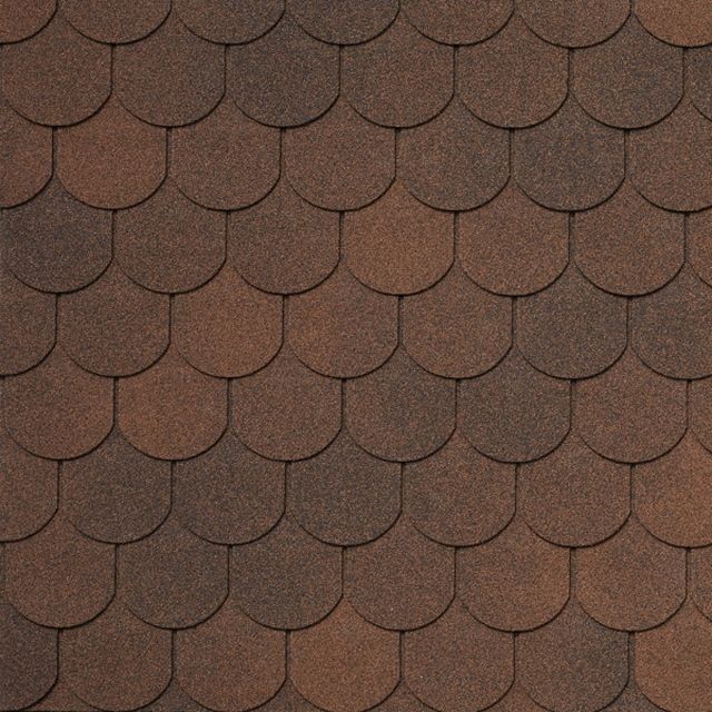 Мягкая кровля Тегола Комфорт Асизи Marrone 434