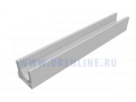 Лоток водоотводный Дренлайн бетонный  Standart DN100 h125