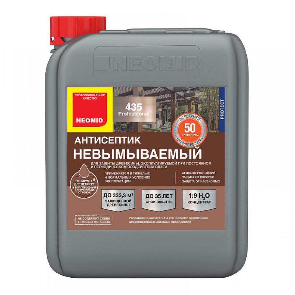 Антисептик невымываемый Neomid 435 3в1 коричневый