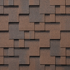 Гибкая черепица Quiet tile Gallery Латунная медь