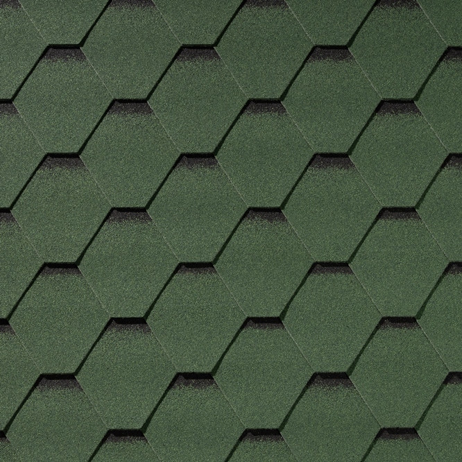 Гибкая черепица Quiet tile Shadow Нефрит