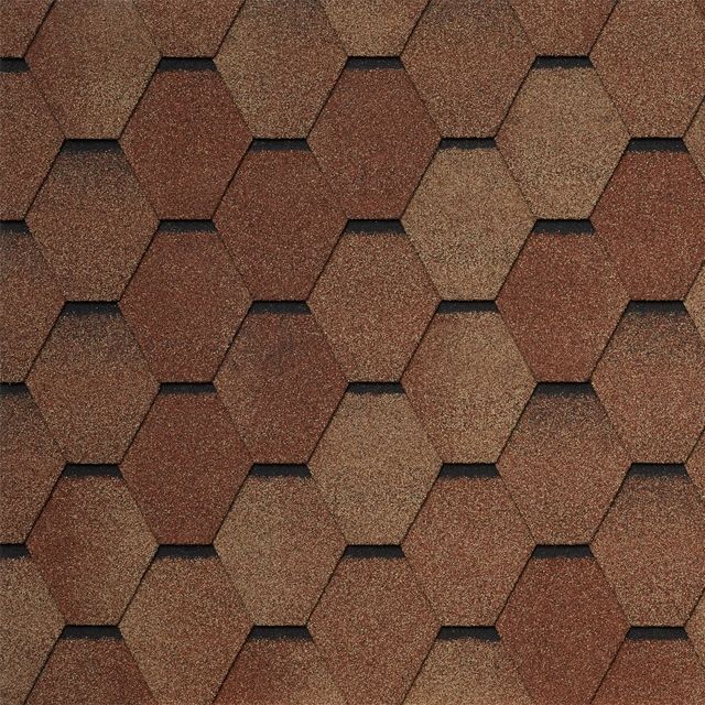 Мягкая кровля Тегола Венето Уника Terracotta 206