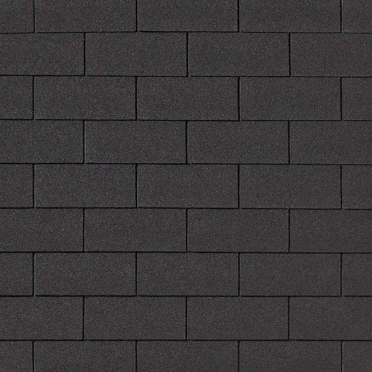 Гибкая черепица Quiet tile Brick черный