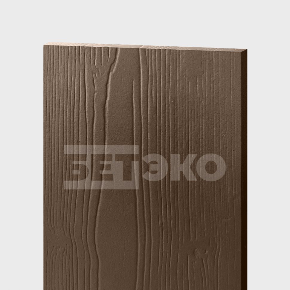 Фиброцементный сайдинг БЕТЭКО Вудстоун Коричневый 8028