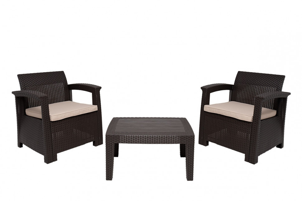 Комплект мебели Rattan Comfort 3 венге