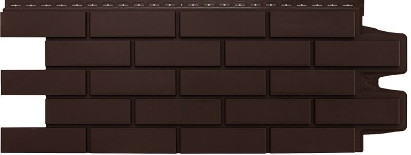 Фасадные панели Grand Line Клинкерный Кирпич Classic шоколадный