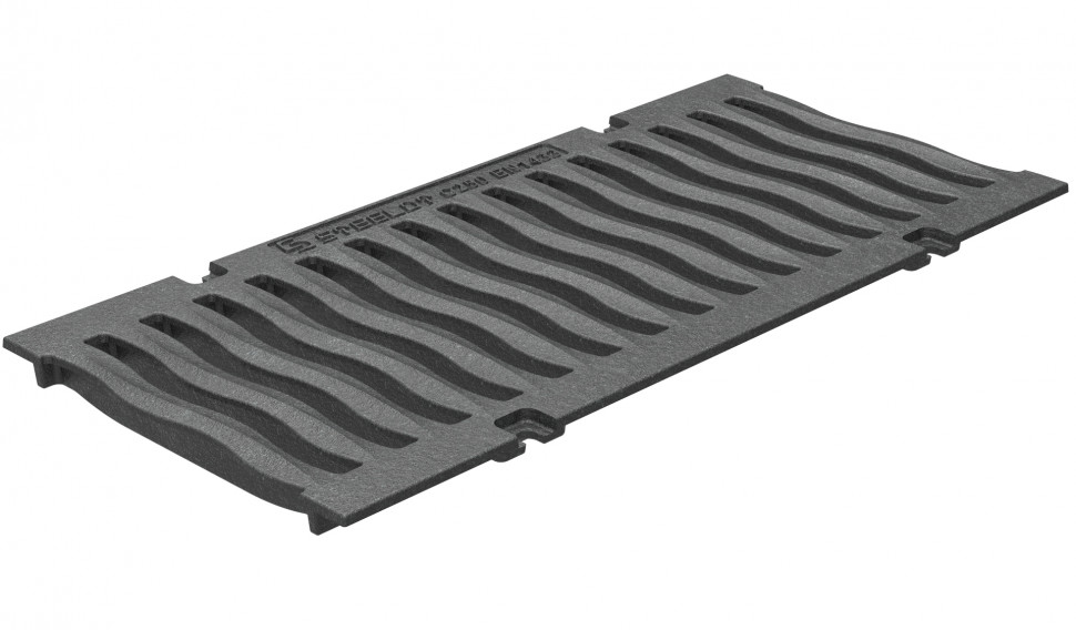Решетка Steelot чугунная волна SteeStart DN200 C250