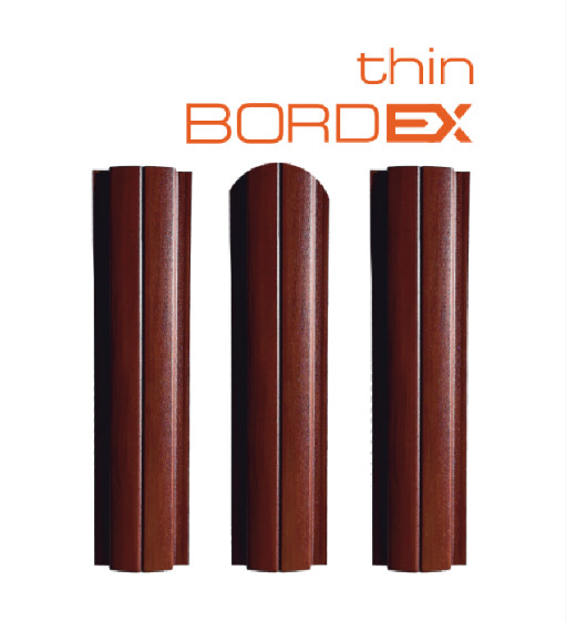 Штакетник SteelX полукруглый Bordex thin SKARDEX Matt