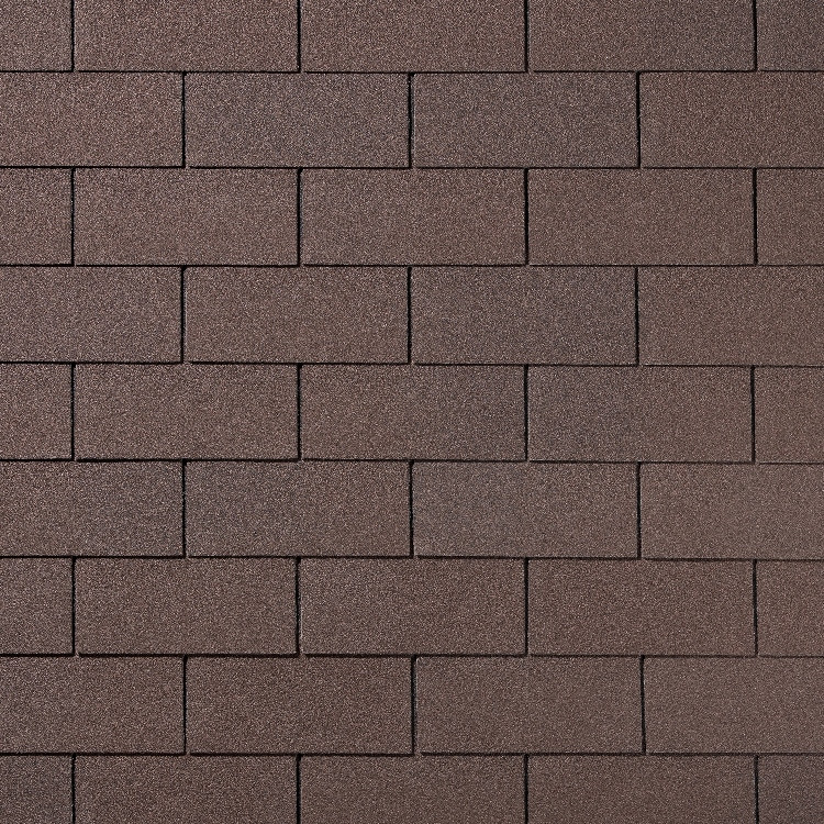 Гибкая черепица Quiet tile Brick коричневый