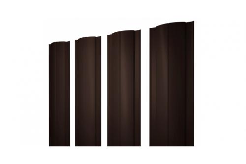 Штакетник Grand Line Slim полукруглый Полиэстер 0,45 мм
