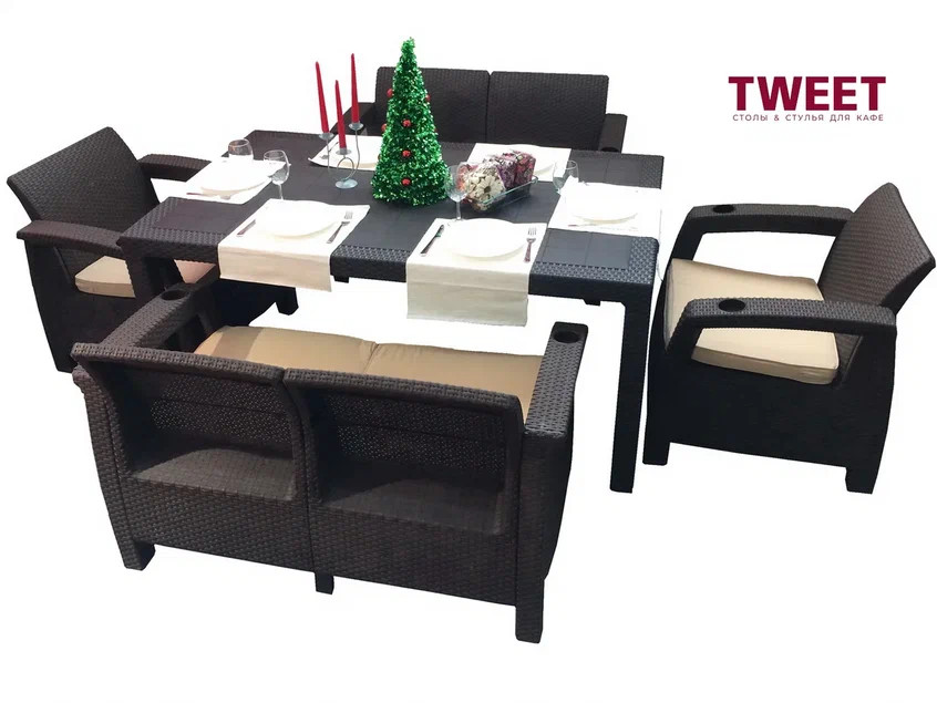 Комплект уличной мебели TWEET Family Set