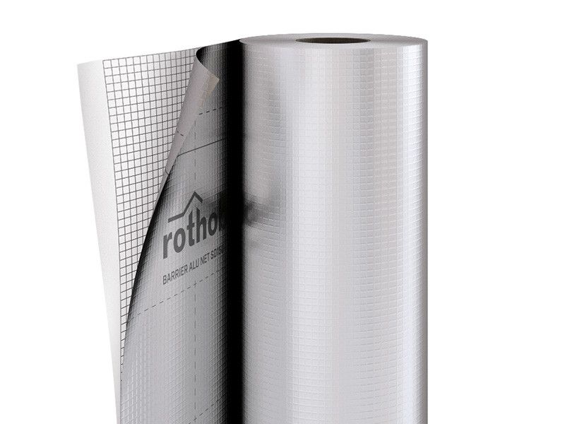Пароизоляция Rothoblaas BARRIER ALU 150 c алюминиевым покрытием