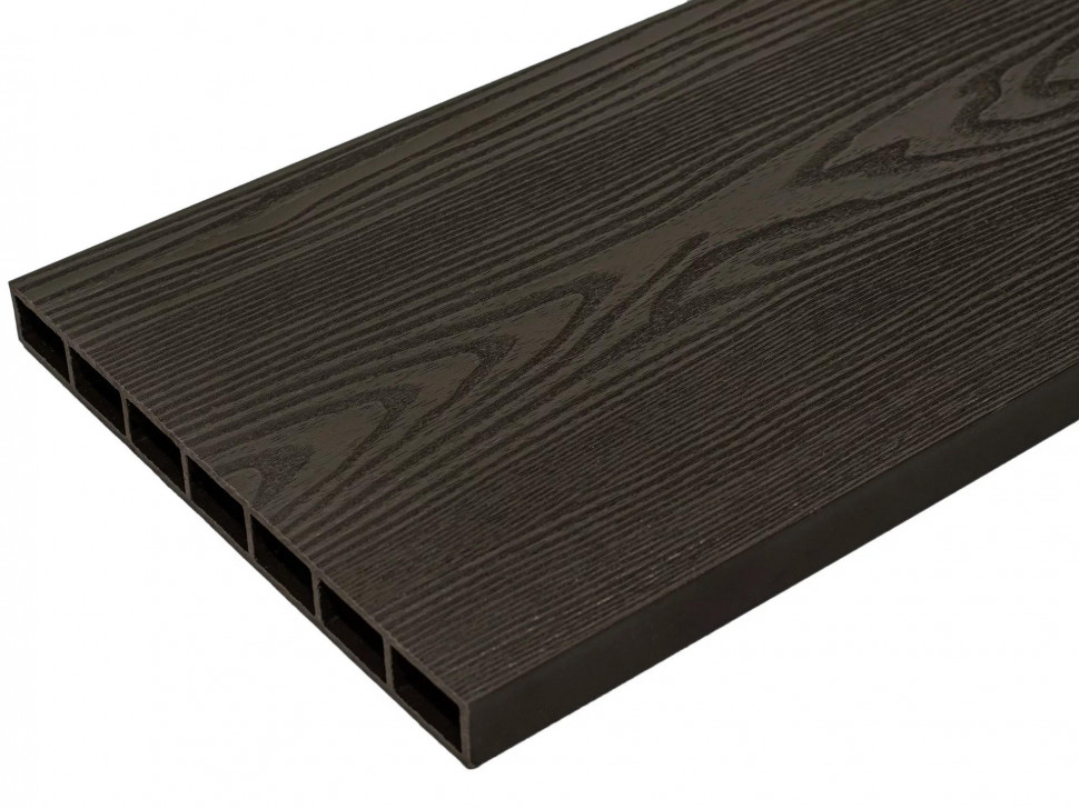 Доска NauticPrime EstheticWood 3D из ДПК для грядок высокая теплая Венге